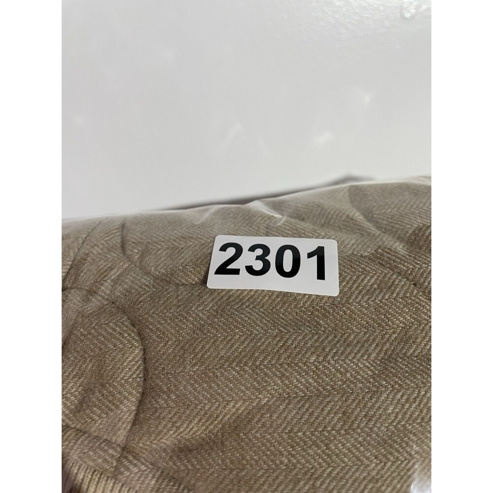 Madewell Quilted Oversized Wool Bomber Jacket Small Tan Chore Barn Minimalist - Picture 14 of 14